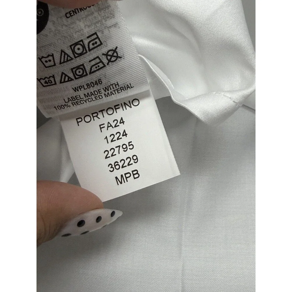 Hotel Collection Portofino KING Duvet Cover + 2 King Shams Set White / Silver